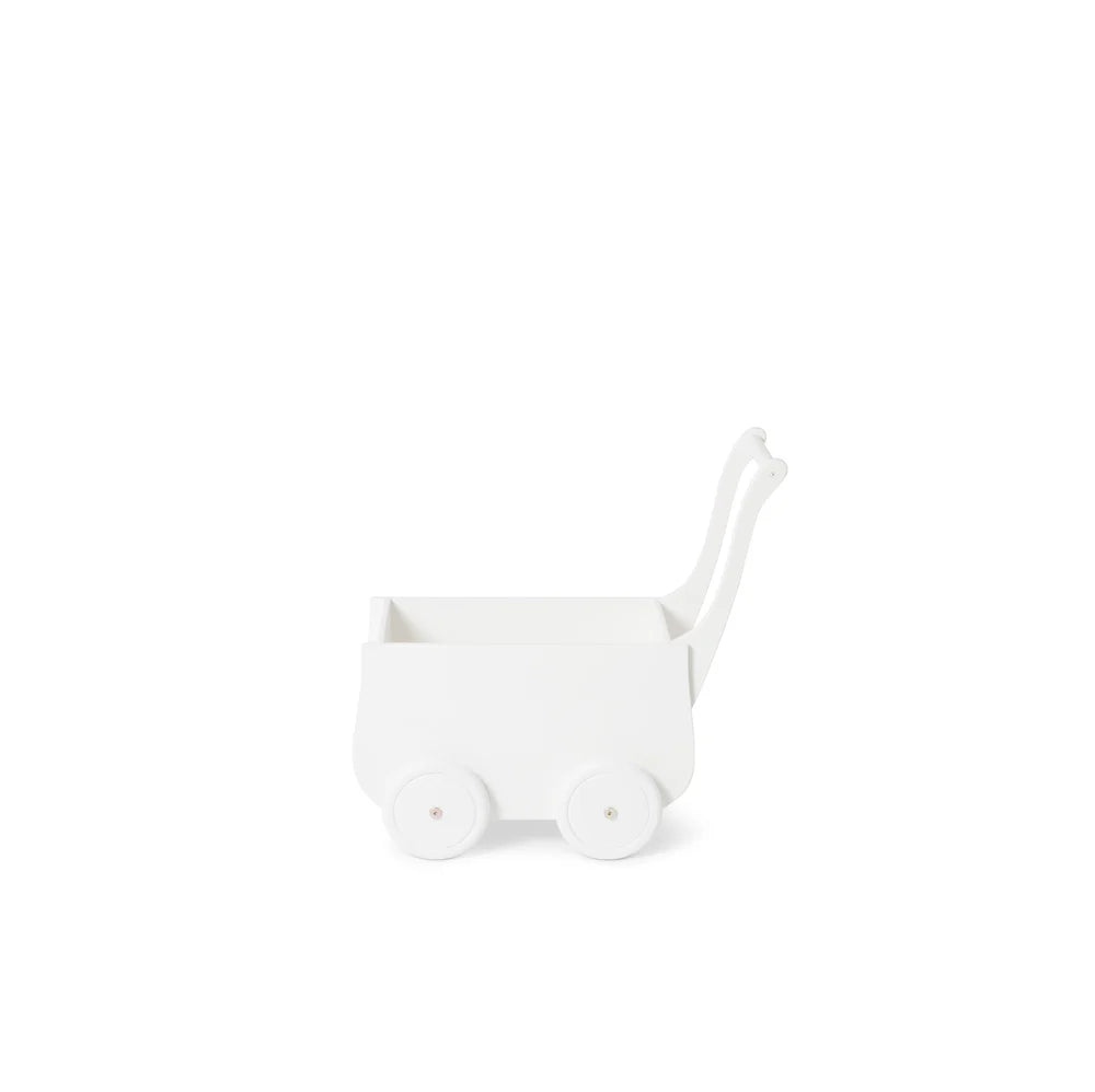 Isle of Dogs Design dukkevogn i træ – hvid