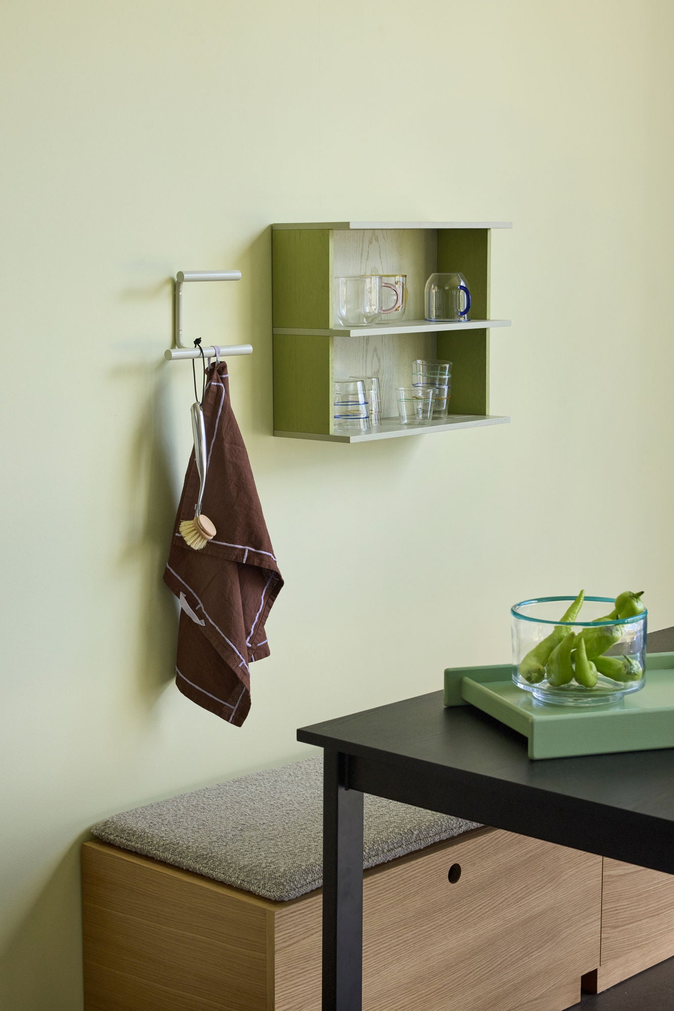 Hübsch Alcove Bænk - Natur