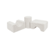 MeowBaby® Bearly Shape Set with 3 Elements - Ecru