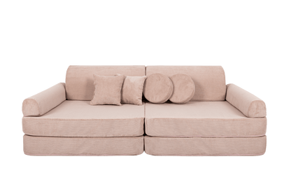 Large Modular Sofa for Kids - Slimcord Corduroy Pink
