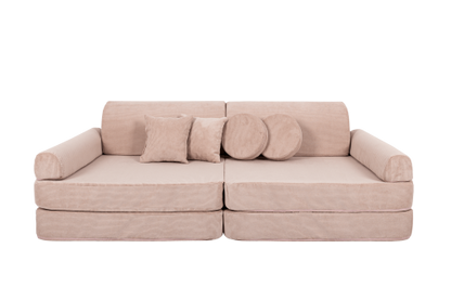 Large Modular Sofa for Kids - Slimcord Corduroy Pink