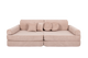 Large Modular Sofa for Kids - Slimcord Corduroy Pink