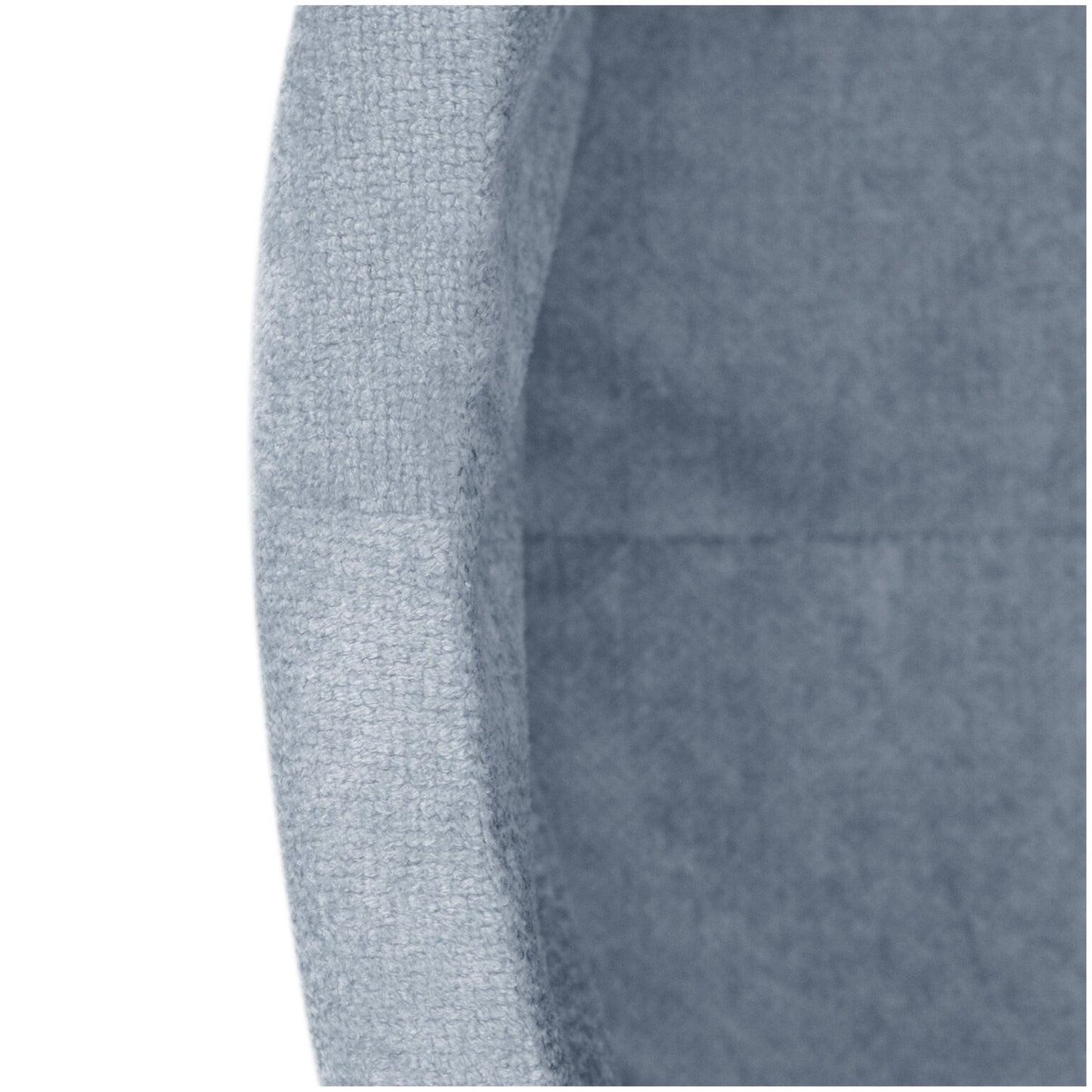 Plush Nest boldbassin i premium chenille – blå – 90x30 cm