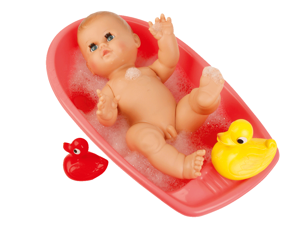 Schildkröt Dukkebadekar – Rosa