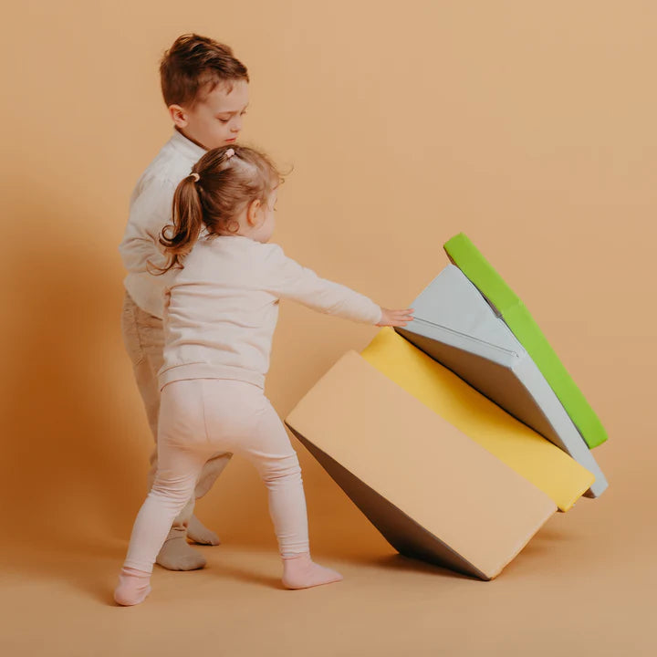 leg&go soft play Kubo Blocks LUMO – grøn