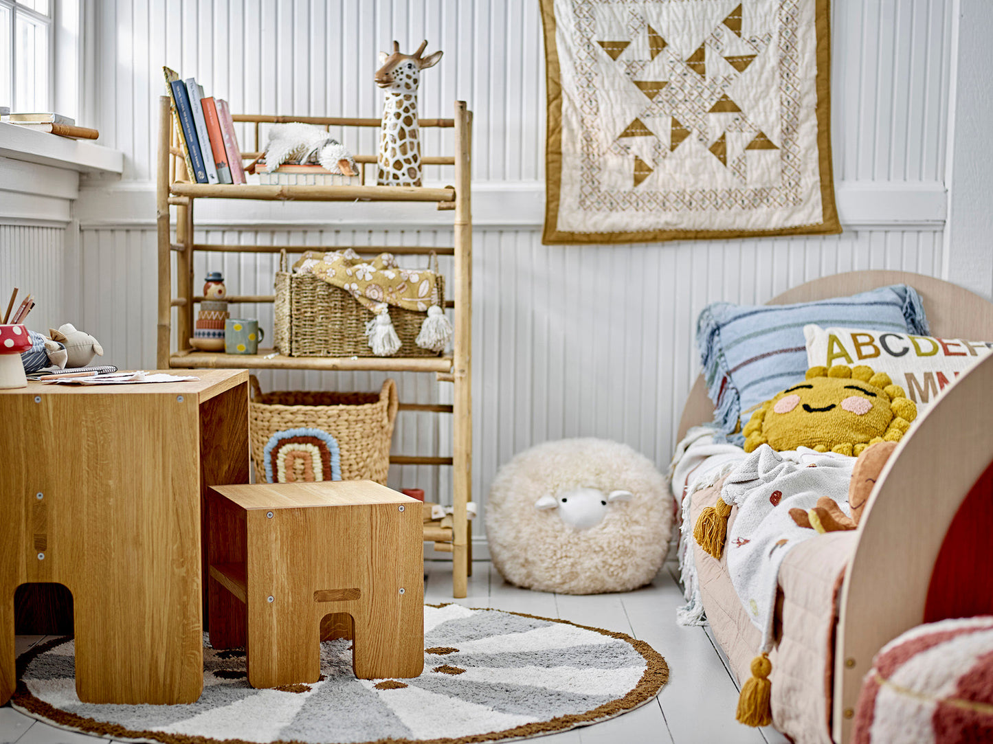Bloomingville MINI Alazar dekorationsvase – Giraf i keramik, Brun