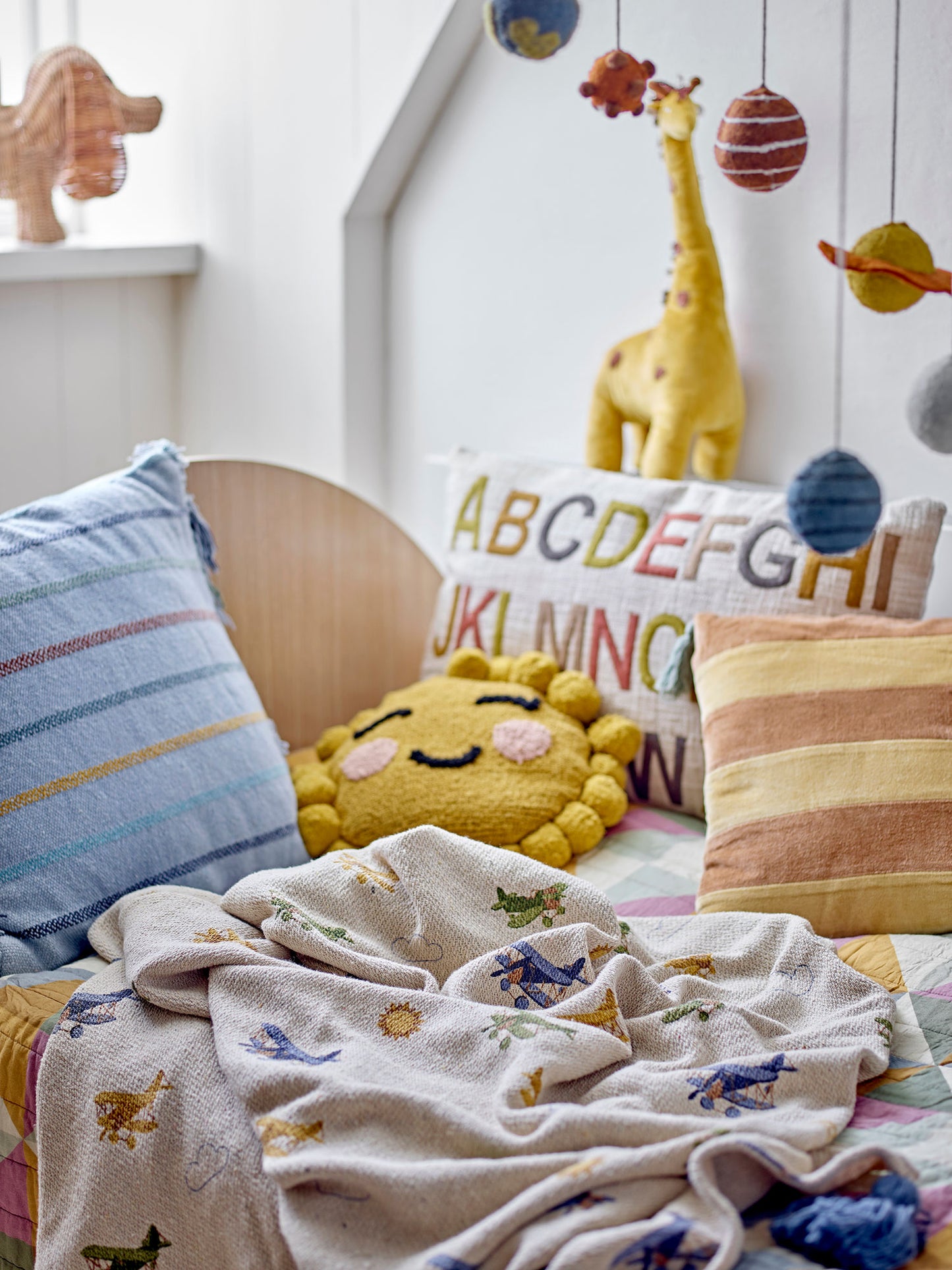Bloomingville MINI Ibber Bamse – Gul – Polyester