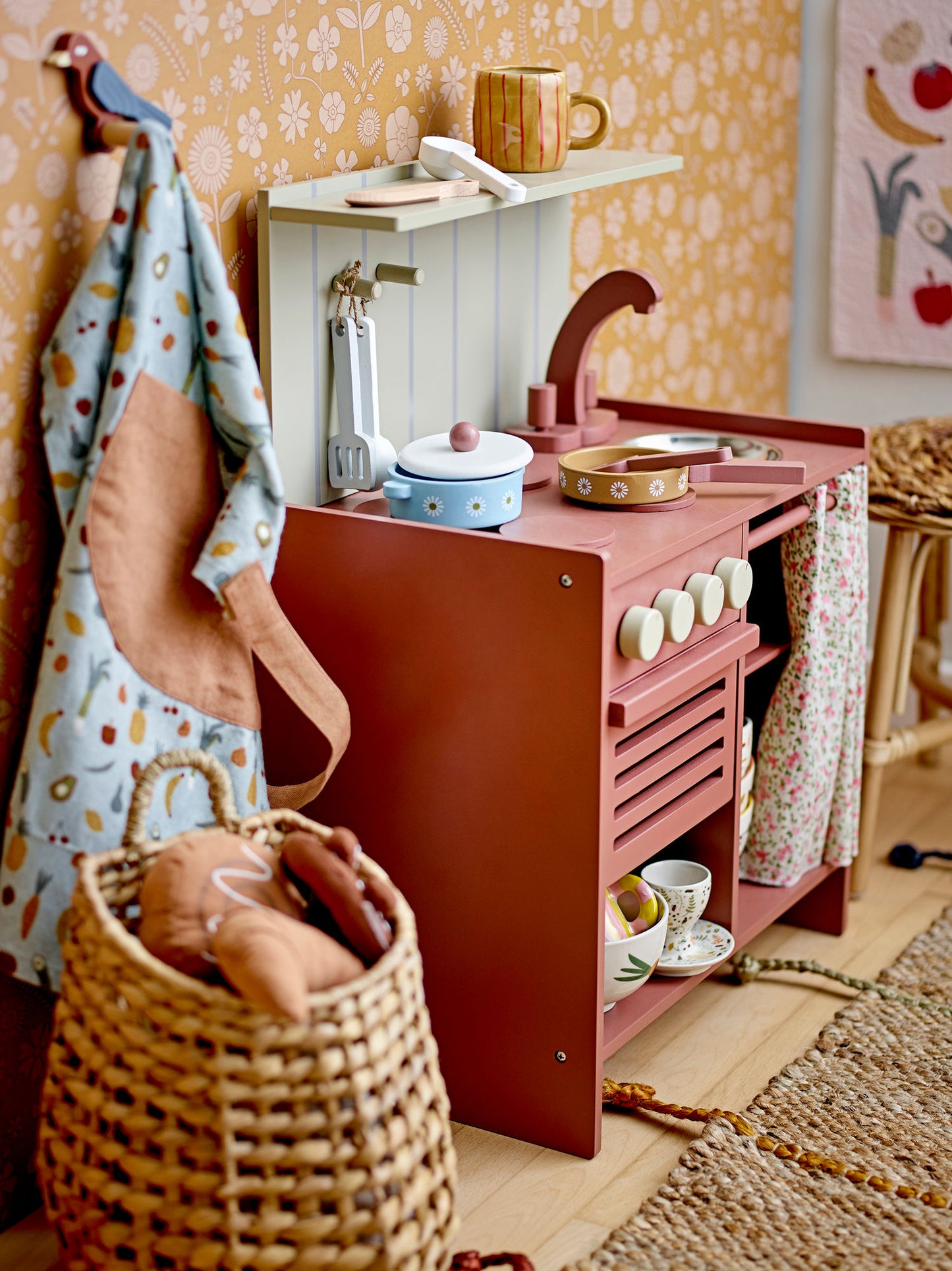 Bloomingville MINI Pippi Legekøkken – Brun – FSC®100% MDF