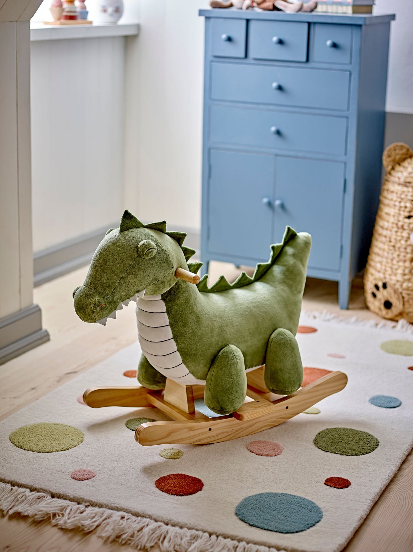 Bloomingville MINI Arnie Gyngehest – Krokodille – Grøn