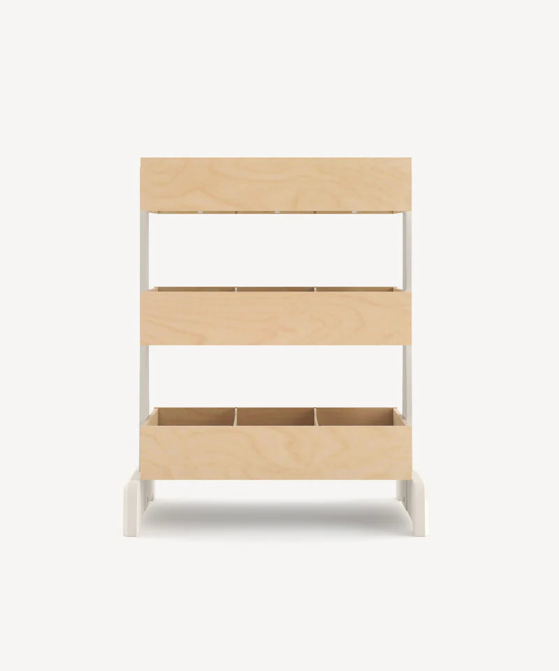 Oeuf NYC Toy Store – legetøjsopbevaring i hvid/birk