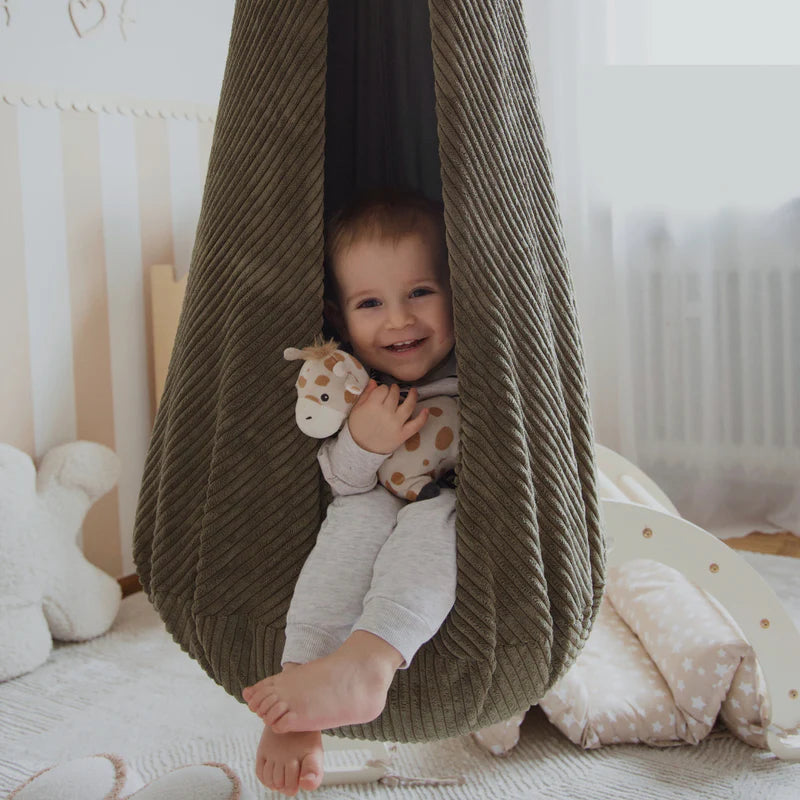 Meowbaby Hængekøjehule til børn – Aesthetic – Khaki