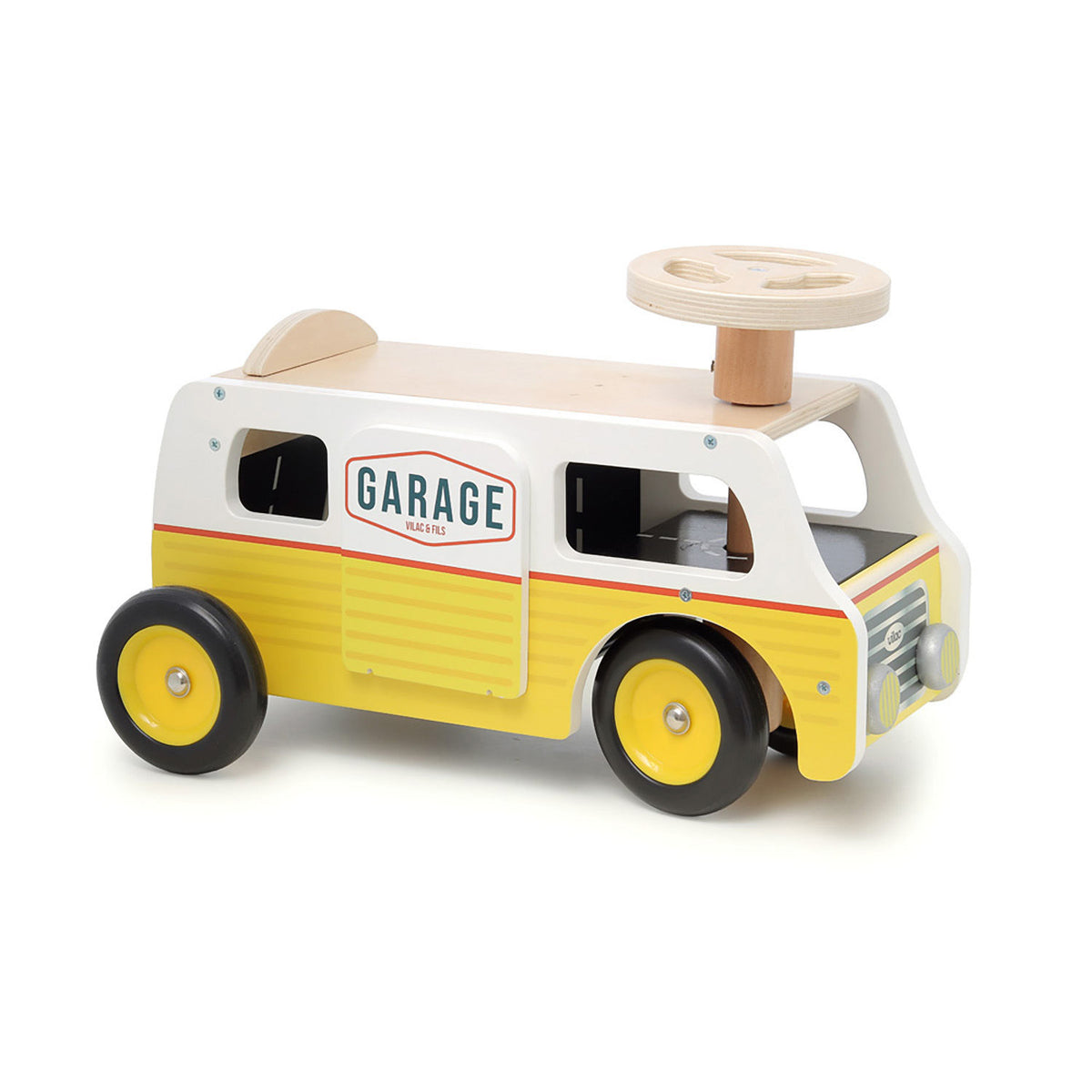 Vilac gåbil med garage og 2 biler