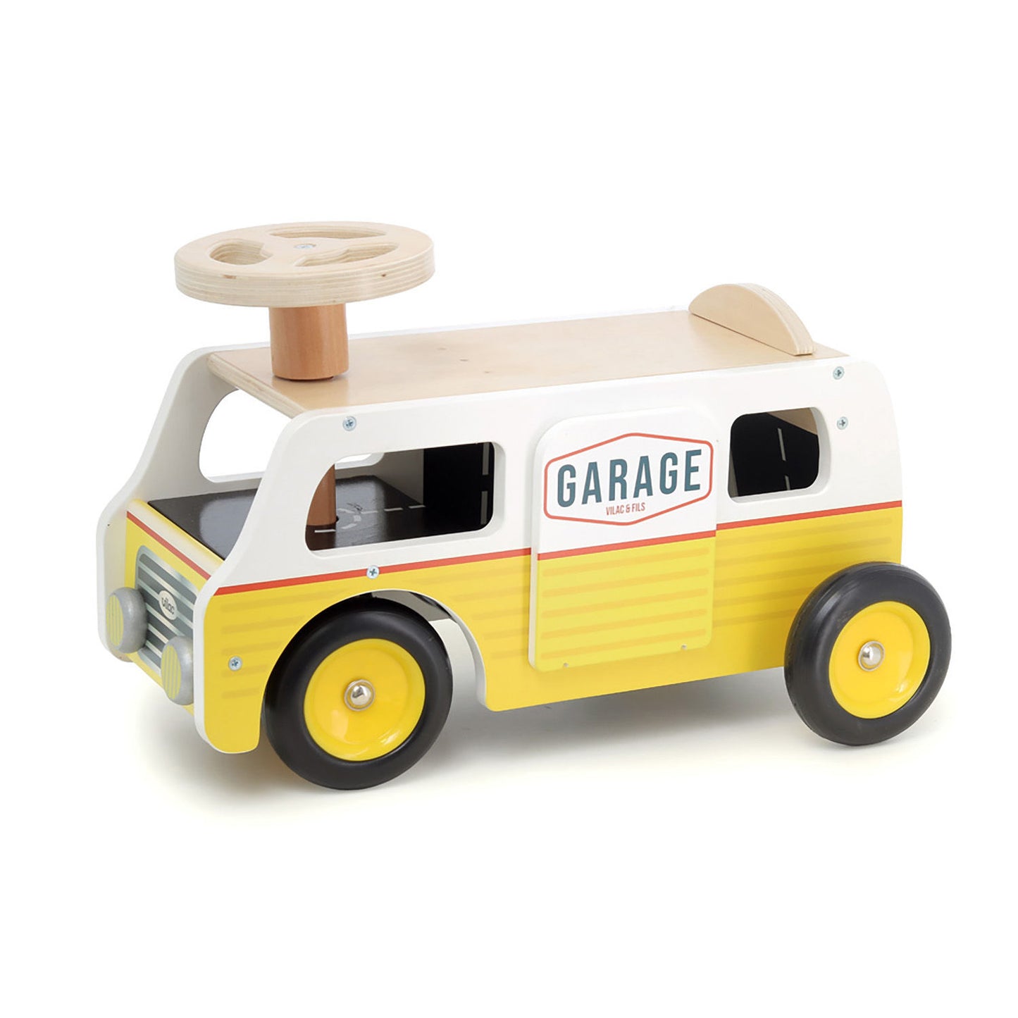 Vilac gåbil med garage og 2 biler