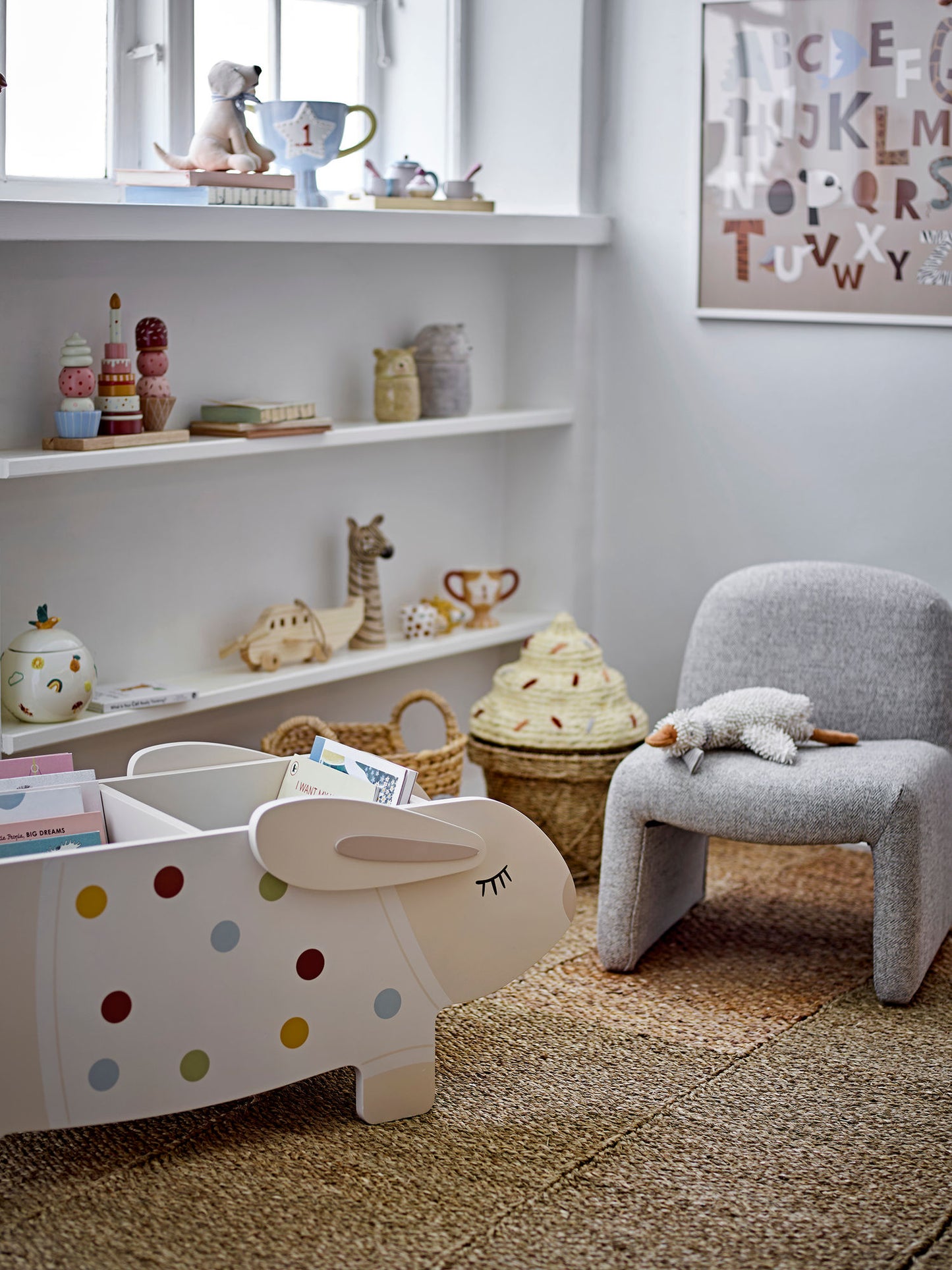Bloomingville MINI Celebrate aktivitetslegetøj – Stabeltårn i FSC®-certificeret bøgetræ