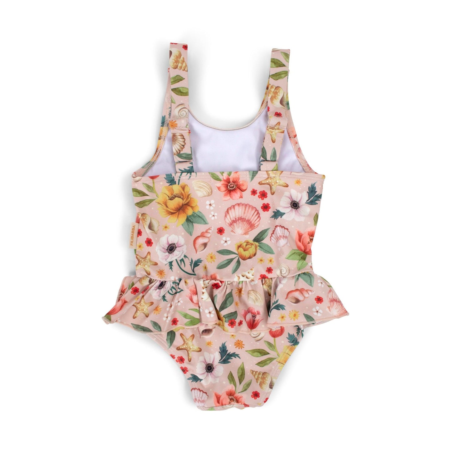 Filibabba Eva badedragt 1–2 år – ocean blossom