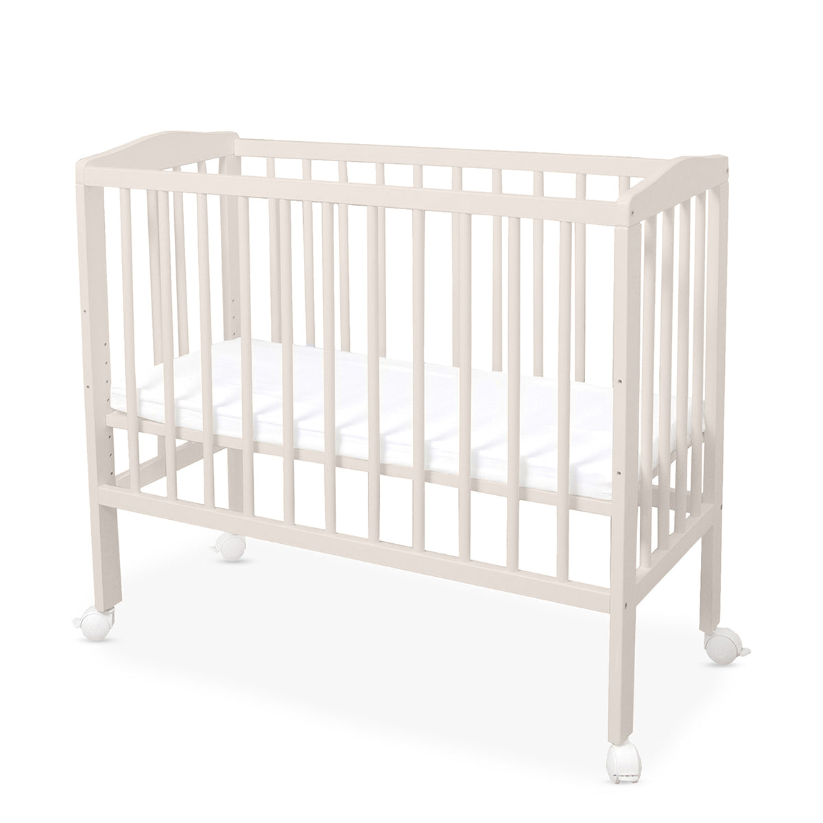 Waldin bedside crib 2-i-1 med madras – Cashmere
