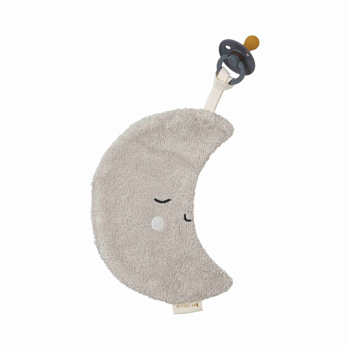 Fabelab nusseklud med sutteholder – Måne – Beige