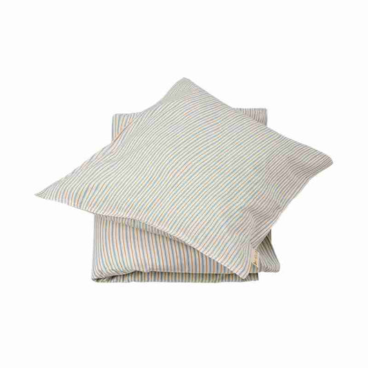 Fabelab sengetøj junior – Cottage Blue Stripes