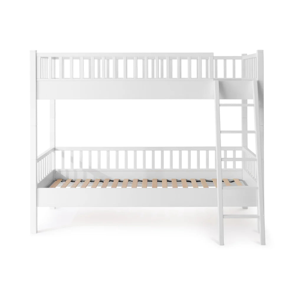 Isle of Dogs Design høj køjeseng 90x200 cm i træ – hvid