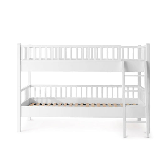 Isle of Dogs Design lav køjeseng 90x200 cm i træ – hvid