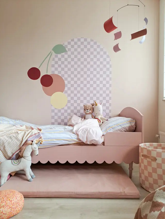 Wood Luck Design - Babushka - børneseng 90 x 200 cm – lyserød