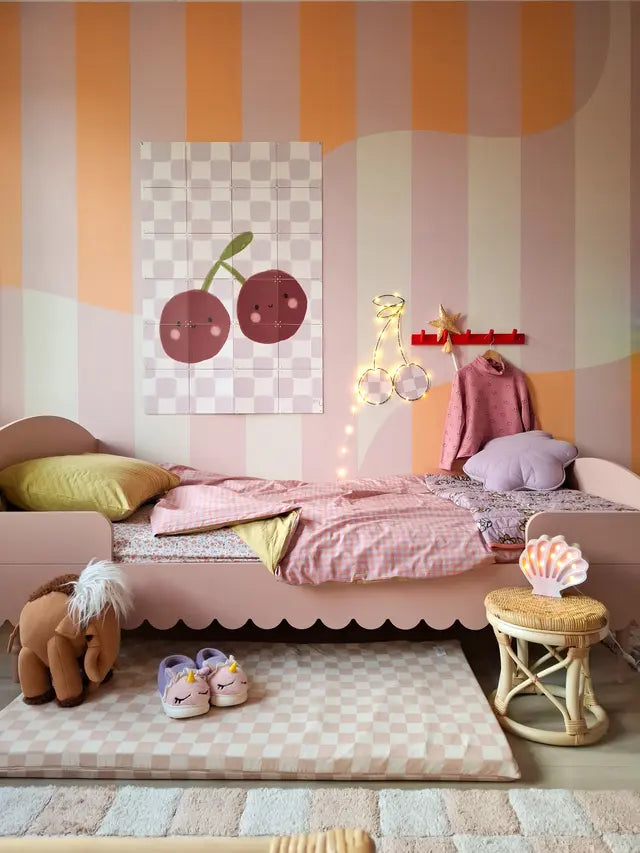 Wood Luck Design - Babushka - børneseng 90 x 200 cm – lyserød
