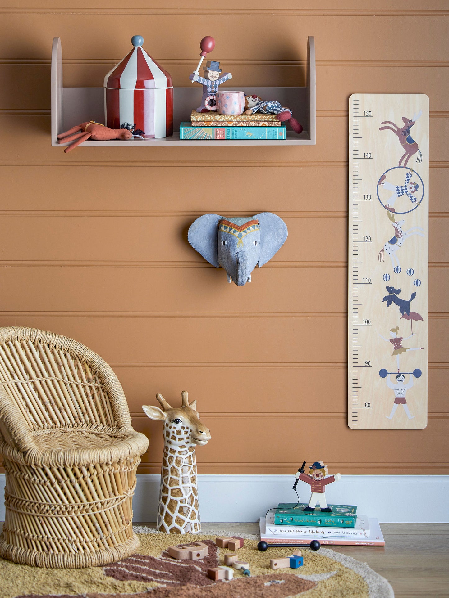 Bloomingville MINI Alazar dekorationsvase – Giraf i keramik, Brun