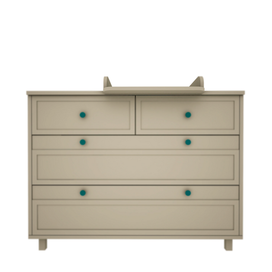 Wood Luck Design - Vintage - pusletop til kommode – eucalyptus