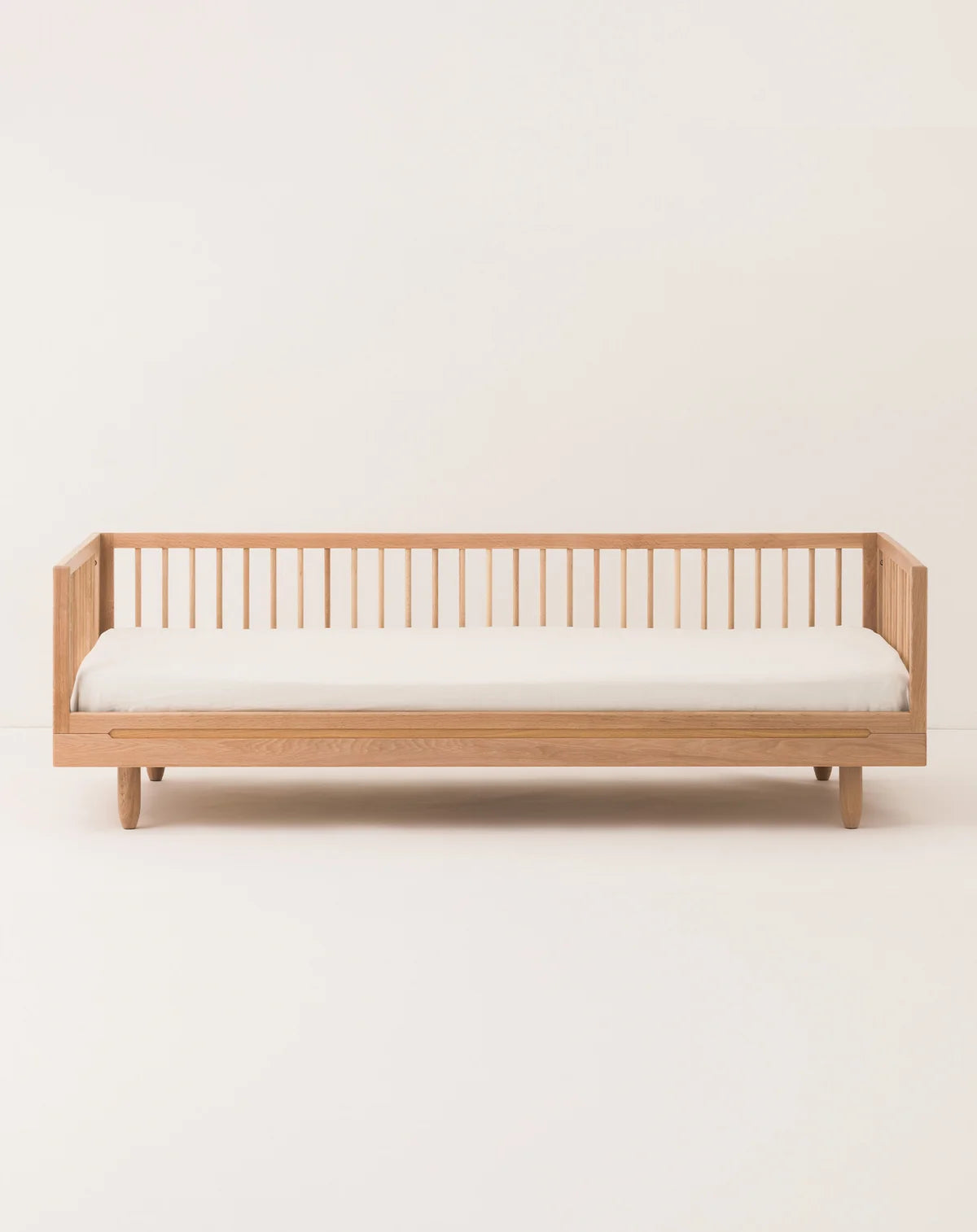 Nobodinoz Pure børneseng inkl. sofa-udvidelse i massiv eg – 90 x 200 cm