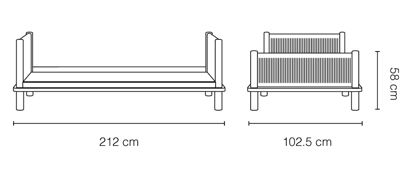 Nobodinoz Latitude børneseng i massiv eg – 90 x 200 cm