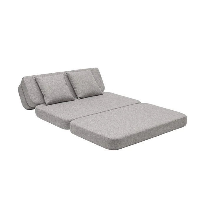 by KlipKlap KK 3 Fold Sofa 120 cm – Multi Grey/Grey (foldemadras)