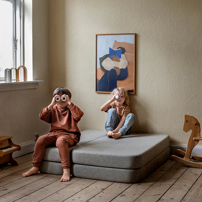 by KlipKlap KK 3 Fold Sofa 120 cm – Sand/Sand  (foldemadras)