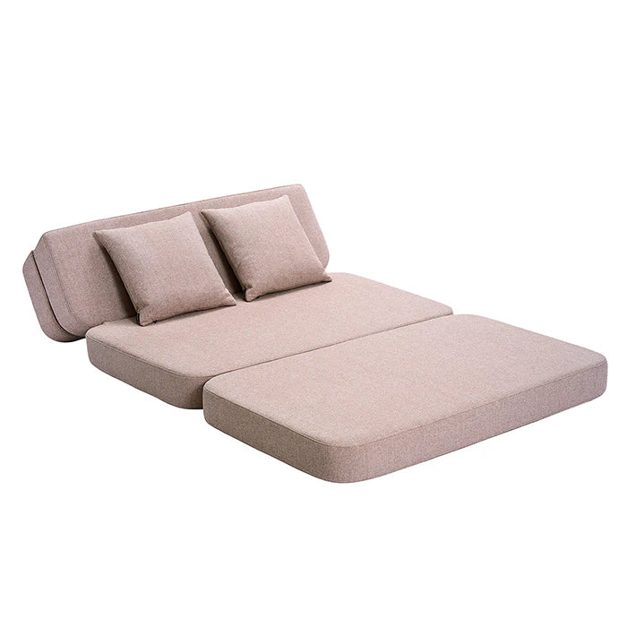 by KlipKlap KK 3 Fold Sofa 120 cm – Soft Rose v. Rose (foldemadras)