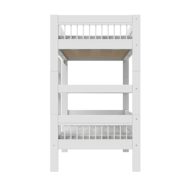 LIFETIME Kidsrooms køjeseng med stige – Breeze – 90x200 cm – hvid