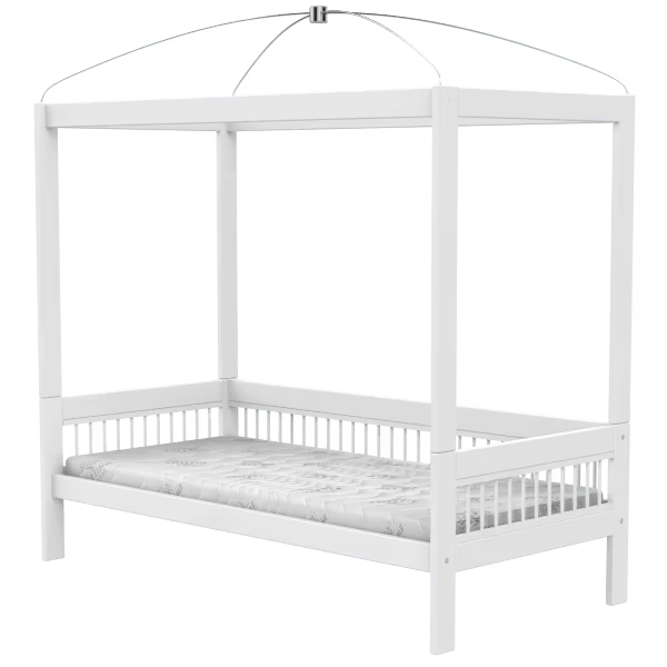 LIFETIME Kidsrooms himmelseng Breeze 90x200 cm – hvid