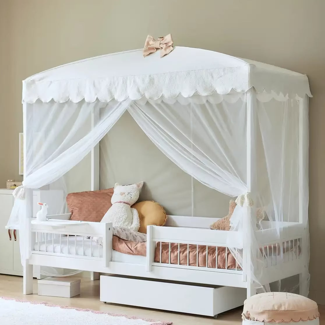 LIFETIME Kidsrooms himmelseng Breeze 90x200 cm – hvid