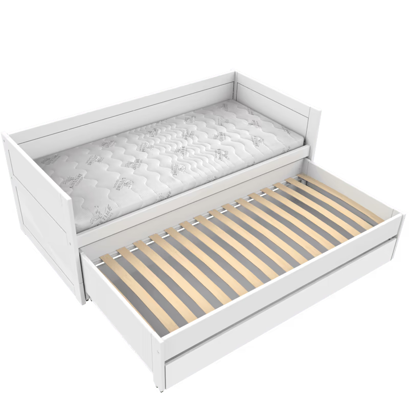 LIFETIME Kidsrooms Multi børneseng inkl. gæsteseng og sengeskuffe 90x200 cm – Breeze – hvid