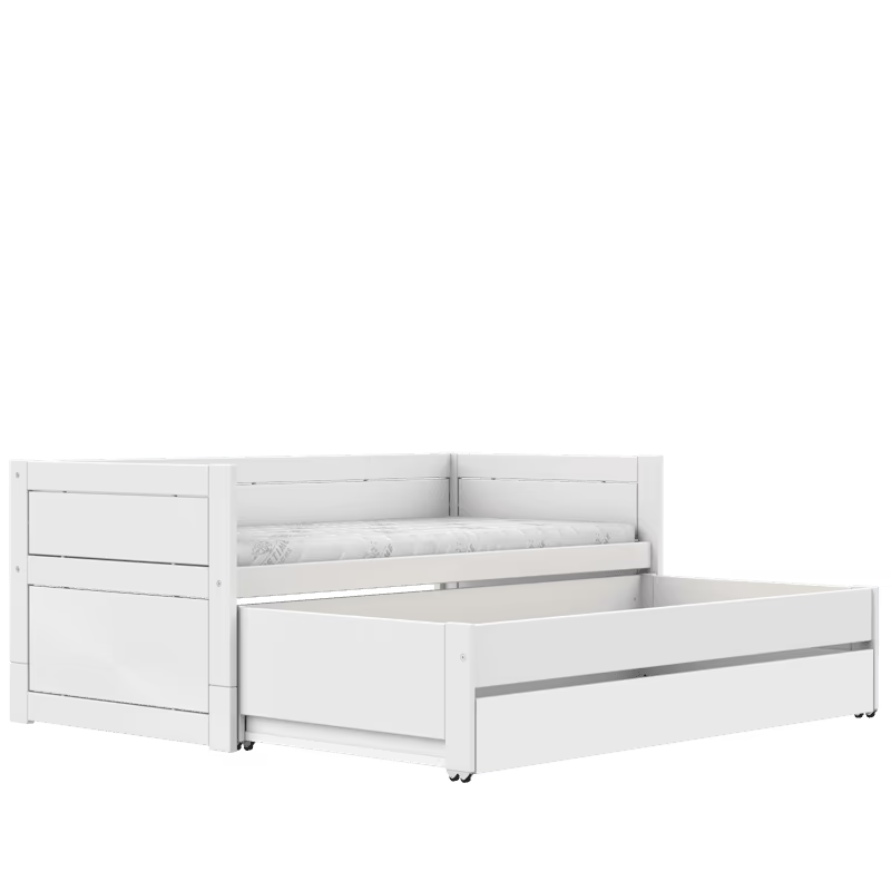 LIFETIME Kidsrooms Multi børneseng inkl. gæsteseng og sengeskuffe 90x200 cm – Breeze – hvid