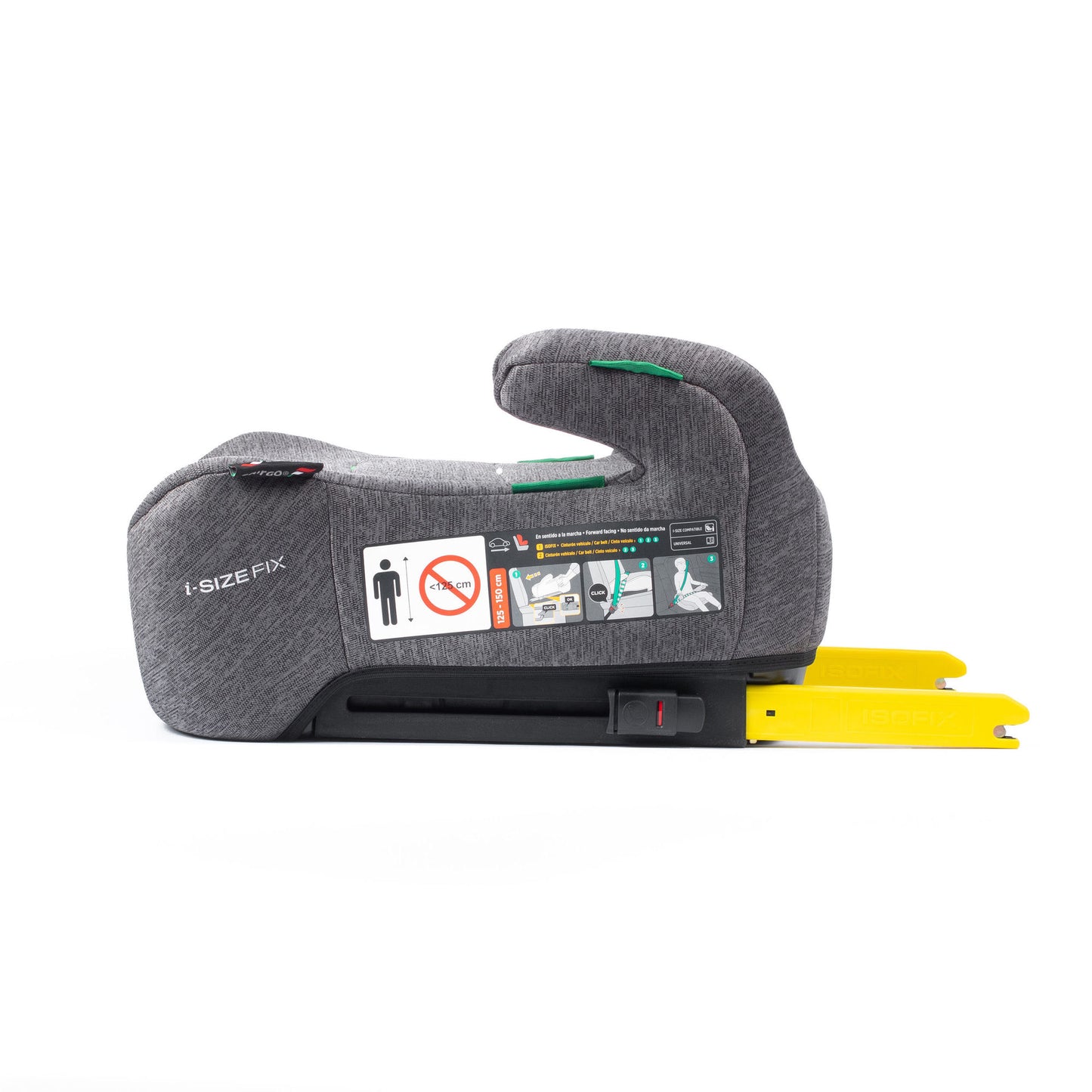 Fairgo Pico i-Size sædepude 125–150 cm – stone grey