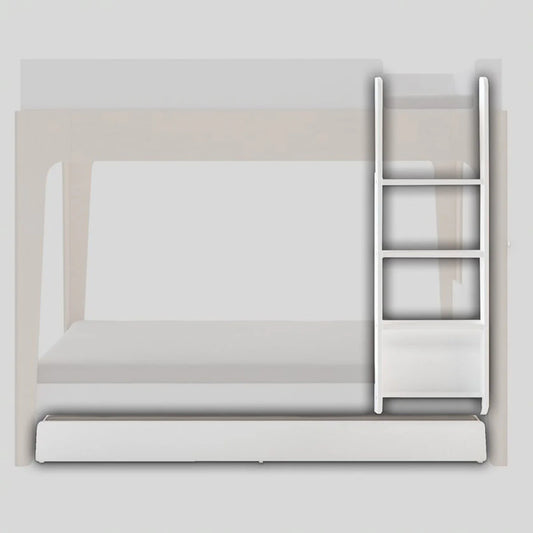 Oeuf NYC Perch udtræksseng 90x190 cm inkl. stige-konverteringssæt – hvid