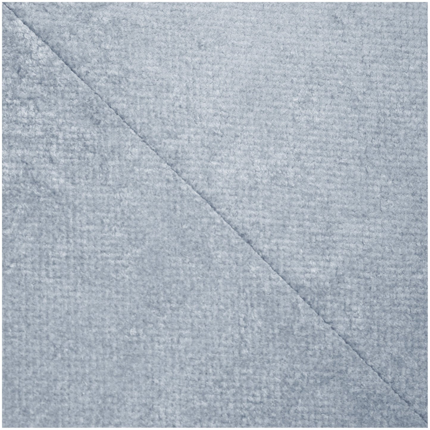 Plush Nest boldbassin med 200 bolde i premium chenille – blå – 90x30 cm