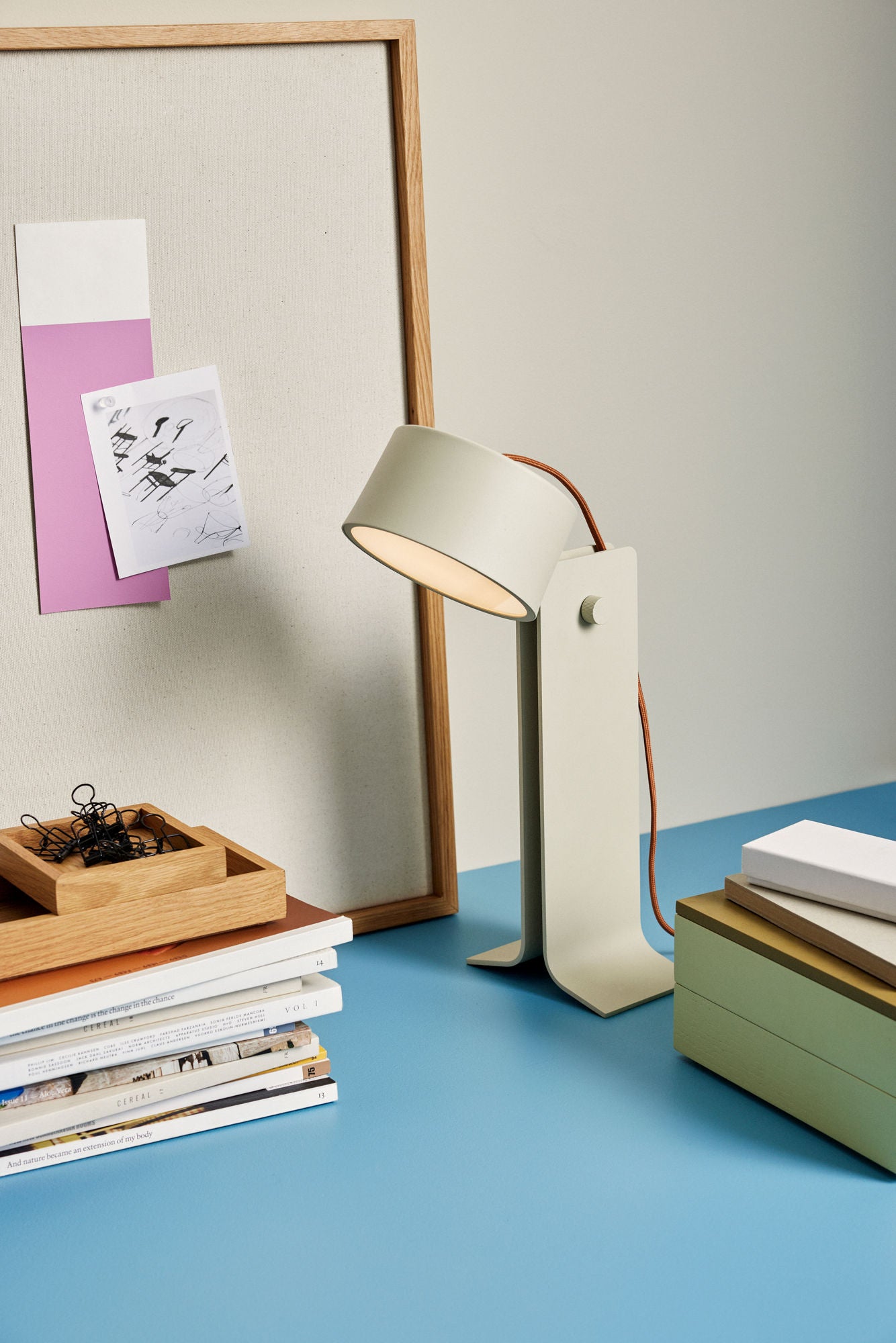 Hübsch Crea bordlampe – sand