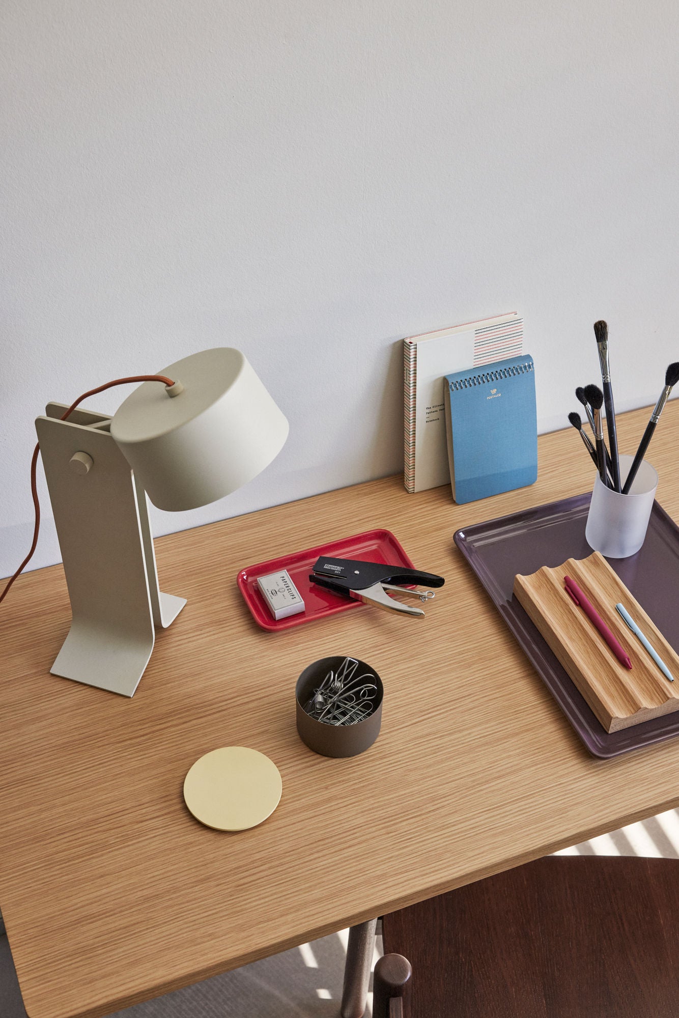 Hübsch Crea bordlampe – sand