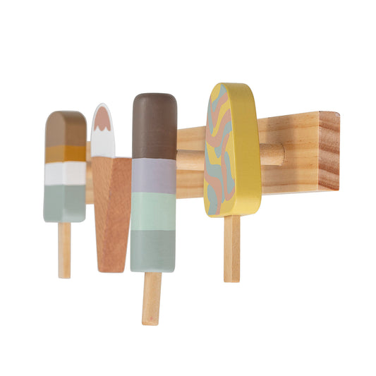 Bloomingville MINI Zyon Knagerække – Brun – FSC®100% Bøg