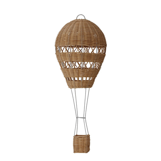Bloomingville MINI Huggi Luftballon, Brun, Rattan