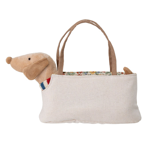 Bloomingville MINI Hilena Bamse – Hund – Natur – Polyester