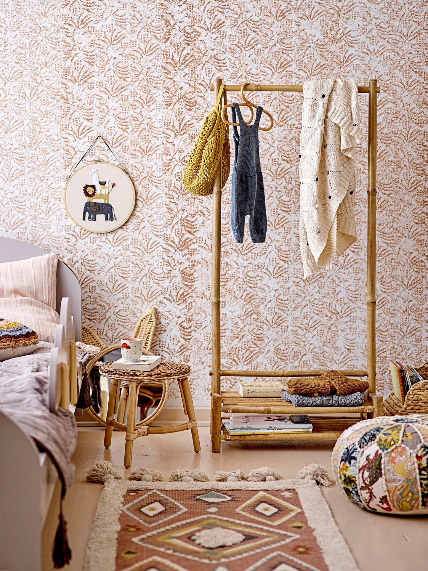 Bloomingville MINI Christianna Tøjstativ – Natur – Bambus