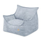 Plush Nest Roya lænestol til børn i premium chenille – blå