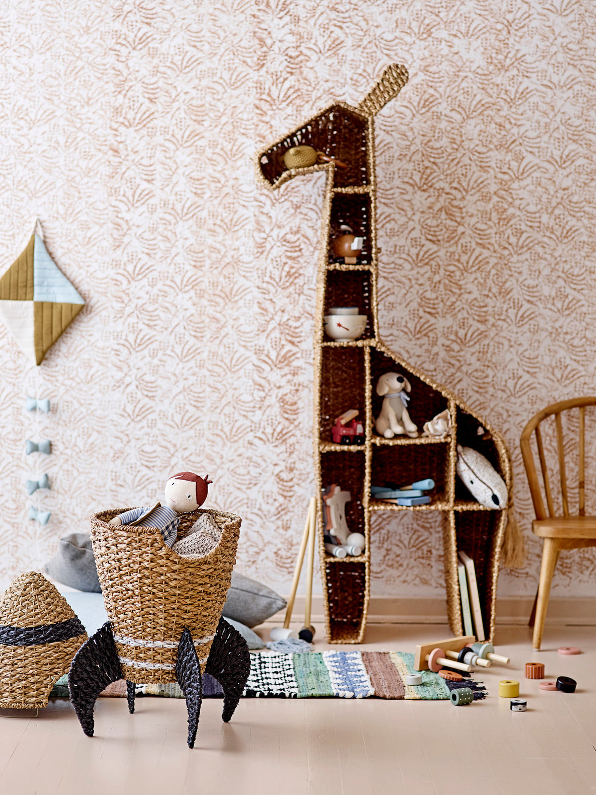 Bloomingville MINI Cosmina Kurv m/Låg - Natur