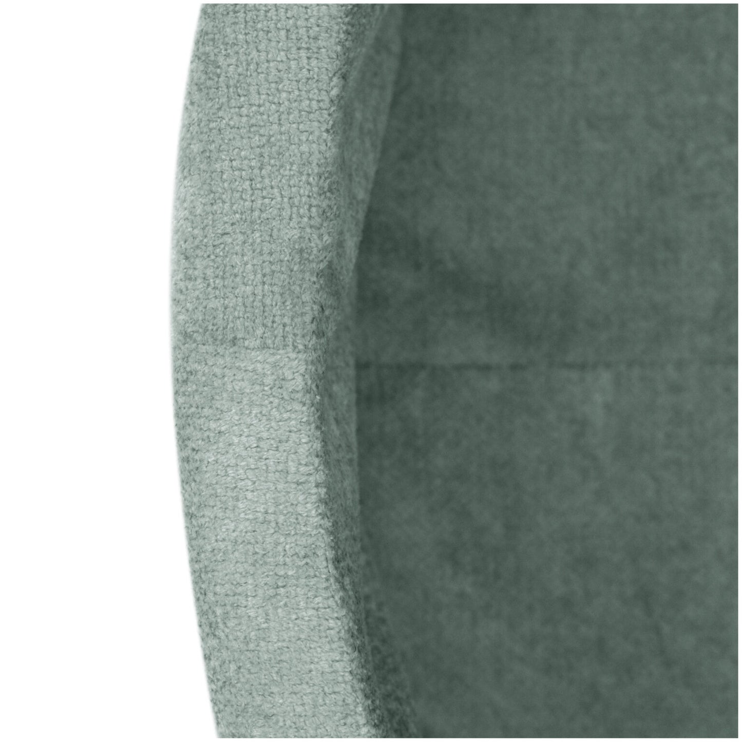 Plush Nest boldbassin med 200 bolde i premium chenille – grøn – 90x30 cm